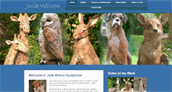 Desktop Screenshot of juliewilsonsculptures.com