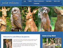 Tablet Screenshot of juliewilsonsculptures.com